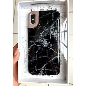 Black Marble IPhone X Case